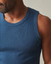 Men's Rib Tank - Marine Navy